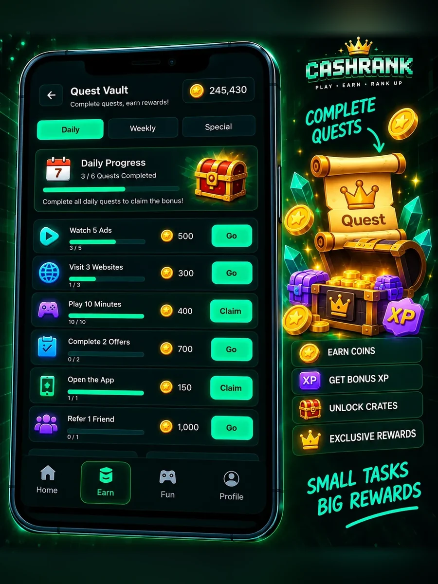 Milestone Quests & Background Mining.